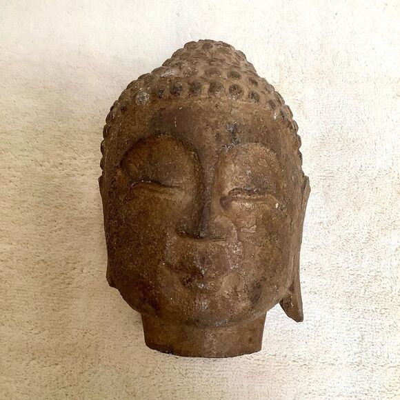 Buddha Head Stone Patina - Picture 1 of 6